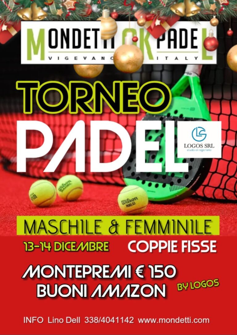 Torneo di Padel Mondetti a Vigevano