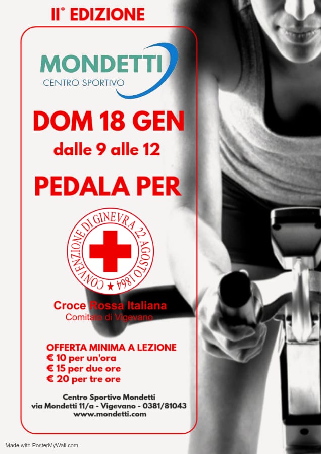 Pedala per la Croce Rossa