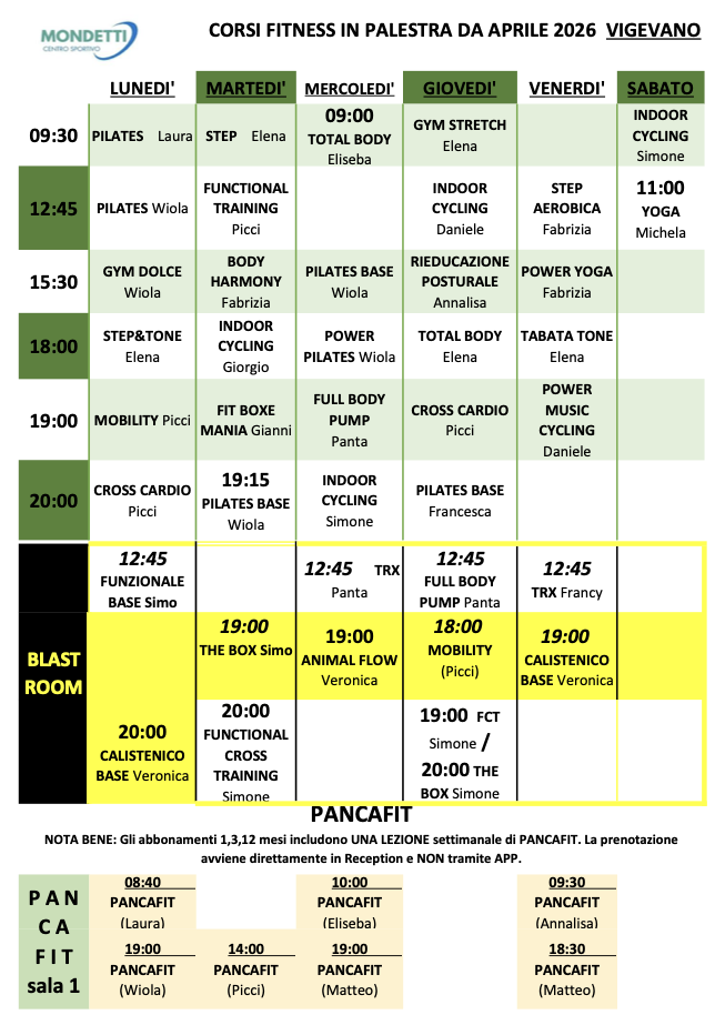 Fitness a Terra a Vigevano