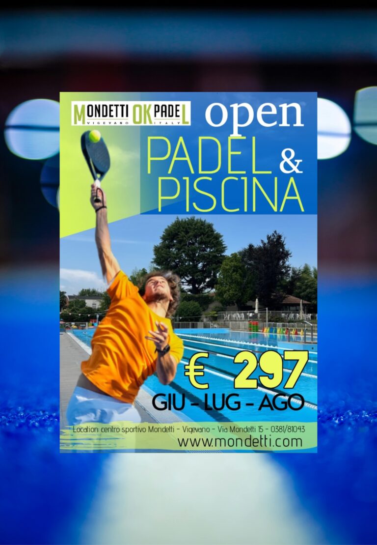 Estate 2024: Sport e Relax con la Promo “Open Padel & Piscina”!