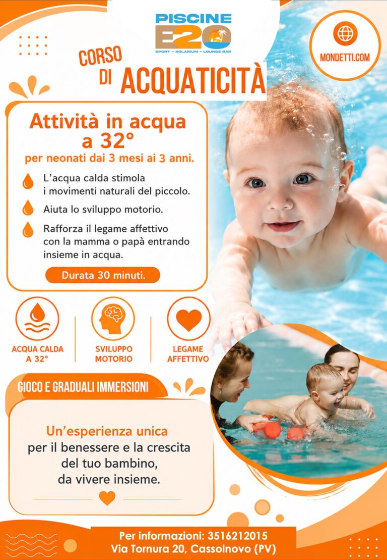 Corso di Acquaticità per Neonati a Cassolnovo