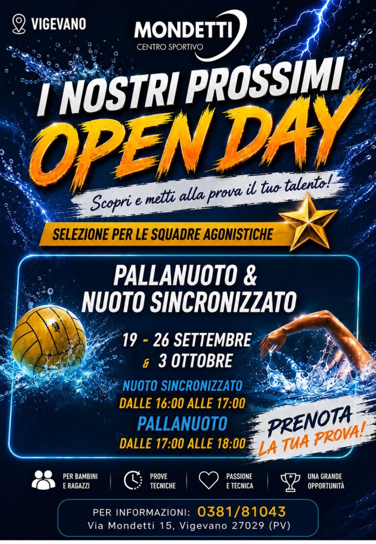 Open Day Pallanuoto e Nuoto Sincronizzato