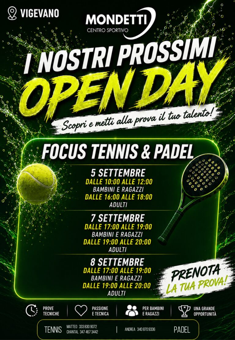 Open Day Tennis & Padel