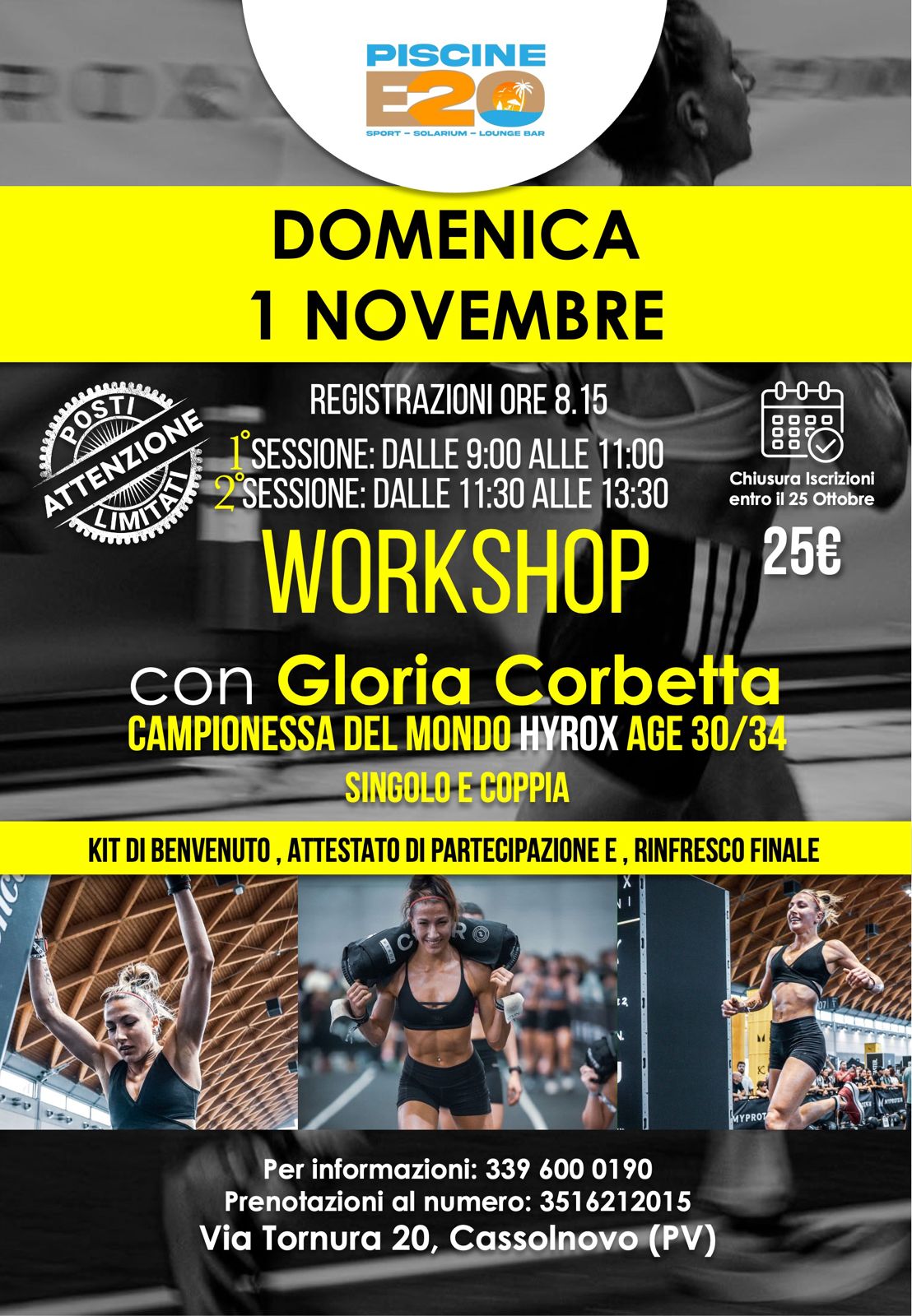 Workshop Esclusivo con Gloria Corbetta