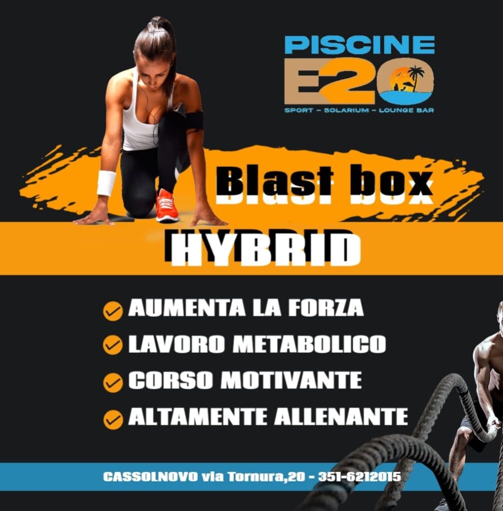 Blast Box Hybrid Cassolnovo - corso di forza e lavoro metabolico alle Piscine E20