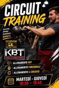 Circuit Training a Cassolnovo - allenamento HIIT e funzionale con kettlebell da KBT e Combat Sports E20