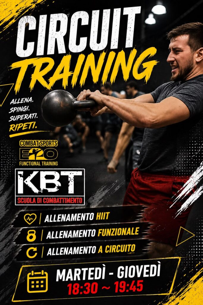 Circuit training Cassolnovo - allenamento HIIT e funzionale con kettlebell