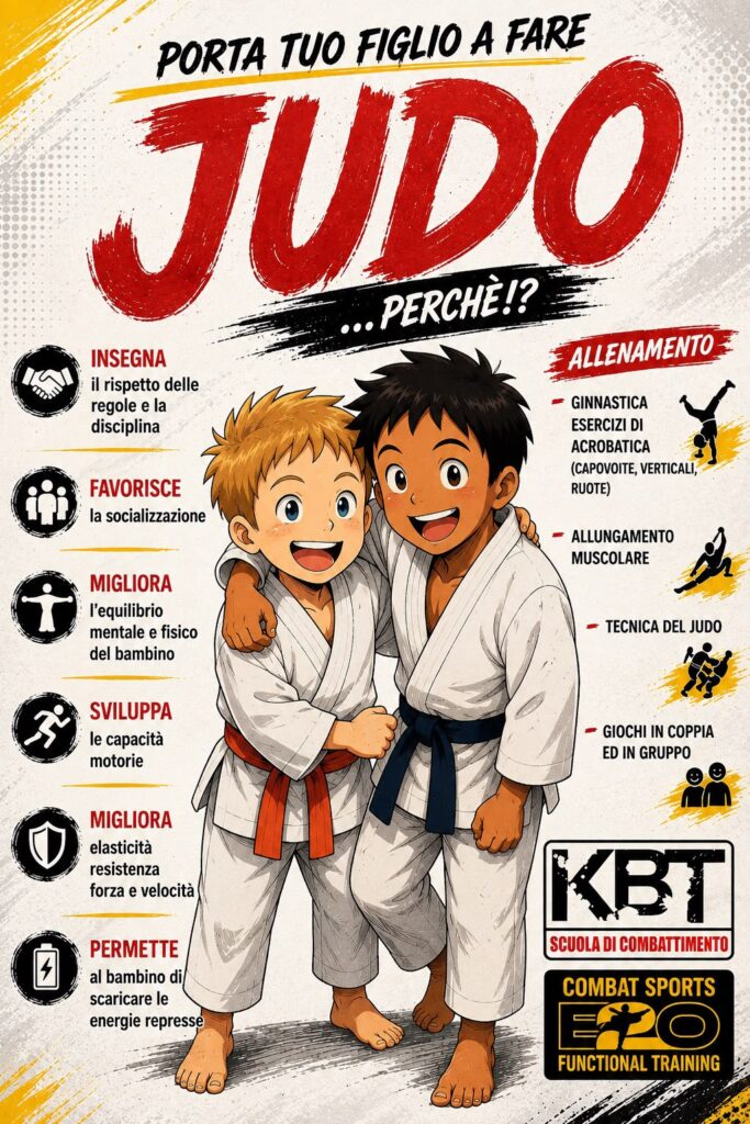 Judo per bambini Cassolnovo - perché portare tuo figlio a fare judo con KBT