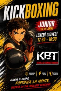 Kickboxing per ragazzi a Cassolnovo - corso Junior 10-15 anni KBT
