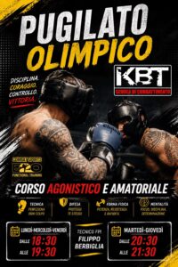 Pugilato olimpico a Cassolnovo - corso agonistico e amatoriale KBT con tecnico FPI Filippo Berbiglia