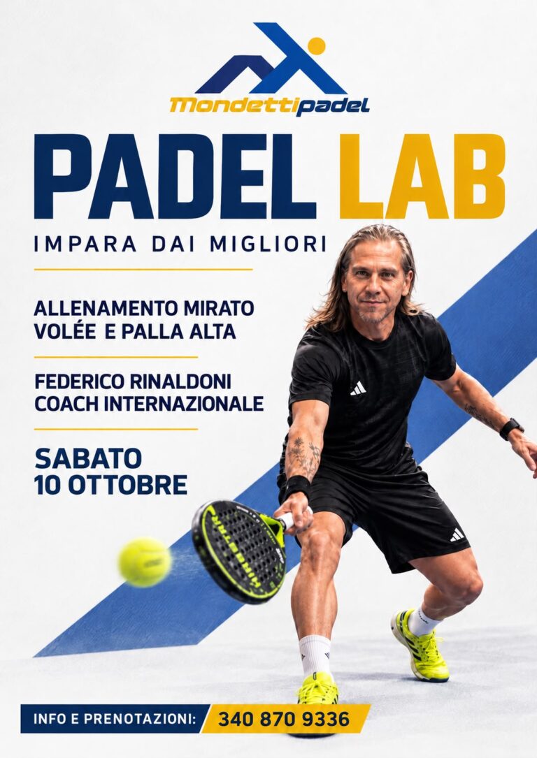 Padel Lab con Federico Rinaldoni