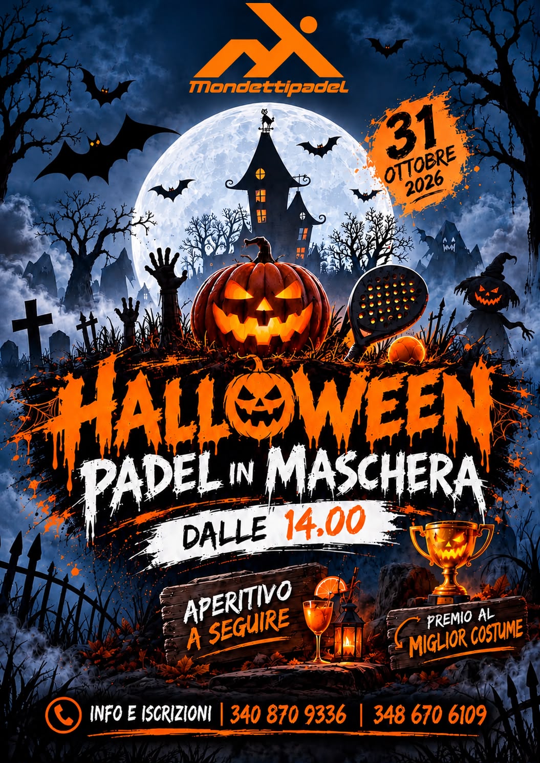 Halloween Padel in Maschera al Mondetti Padel!